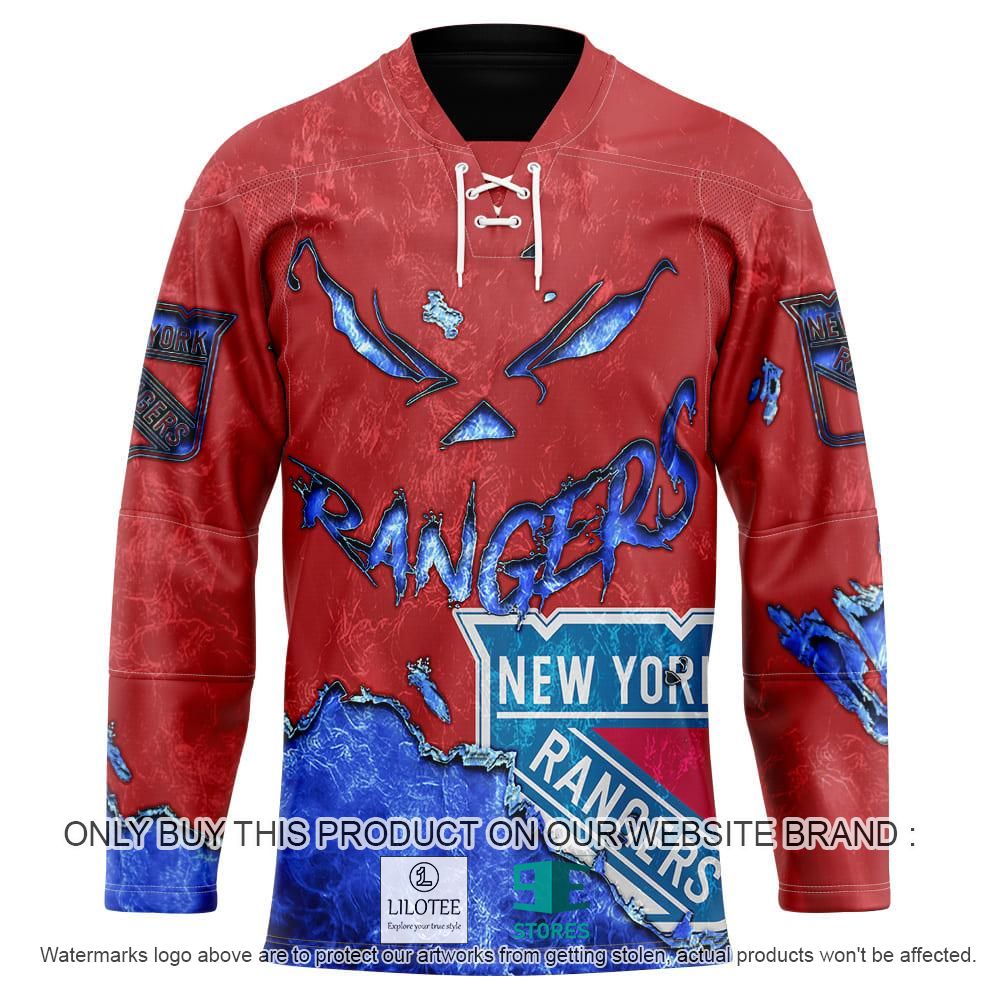 New York Rangers Blood Personalized Hockey Jersey Shirt - LIMITED EDITION 20