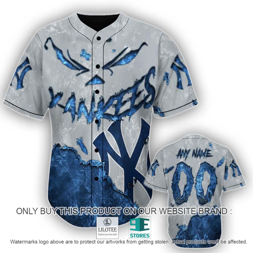 New York Yankees Blood Personalized Baseball Jersey - LIMITED EDITION 10