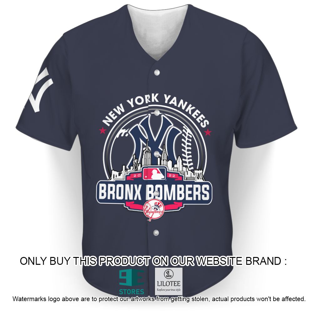 New York Yankees Bronx Bombers Navy Baseball Jersey - LIMITED EDITION 18