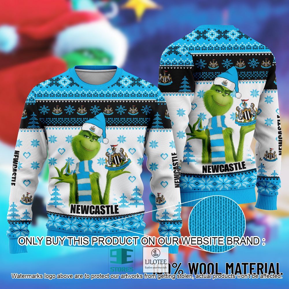 Newcastle United The Grinch Christmas Ugly Sweater - LIMITED EDITION 11