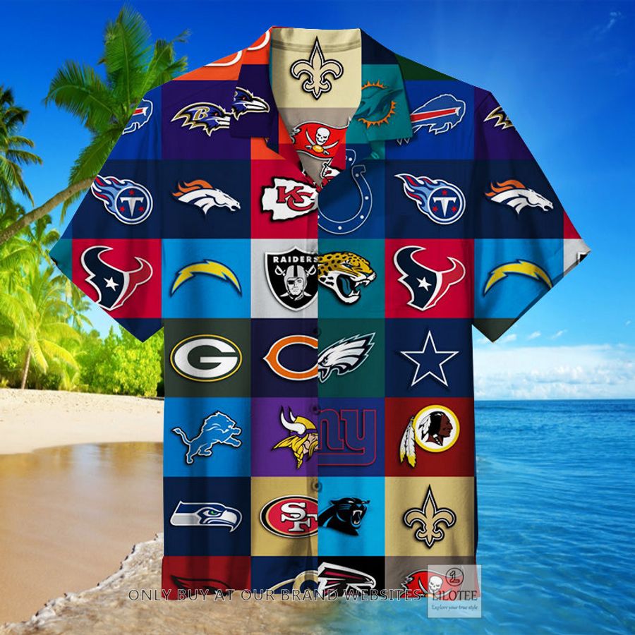 NFL All Team logo Hawaiian Shirt - LIMITED EDITION 9
