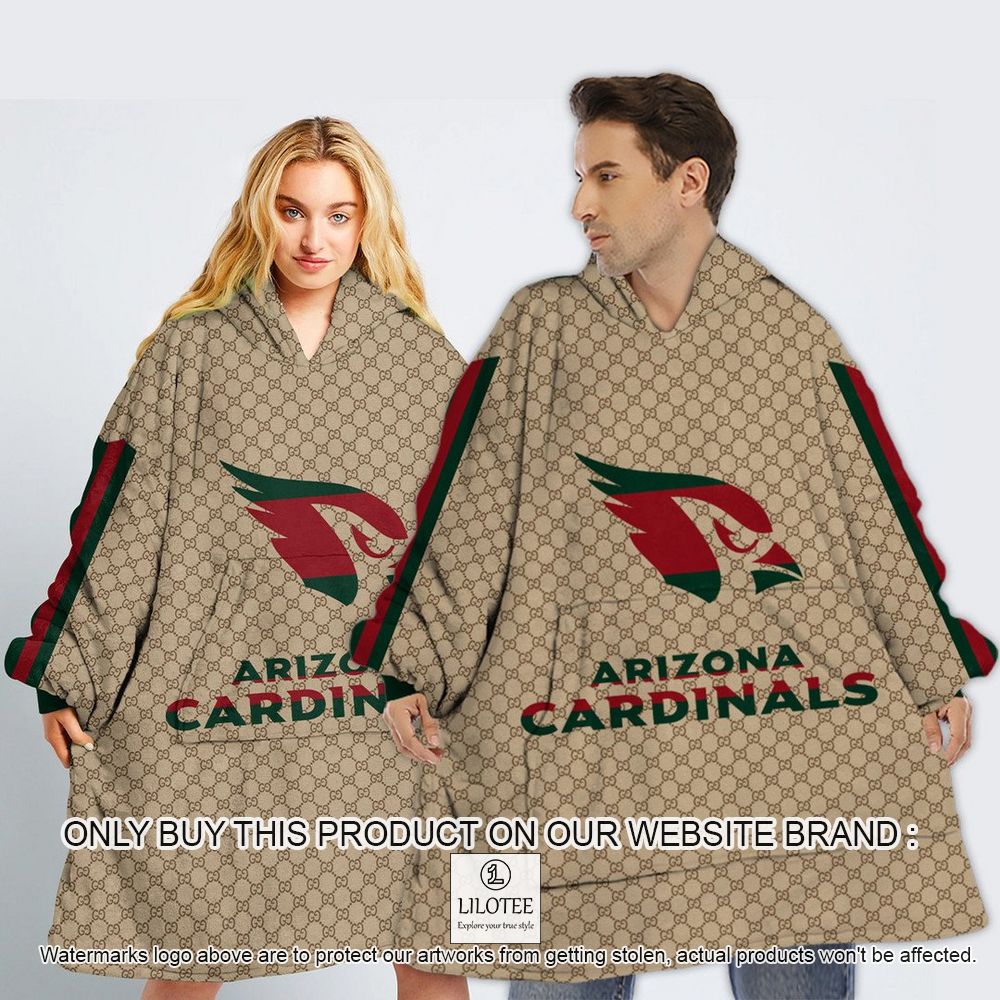 NFL Arizona Cardinals, Gucci Personalized Oodie Blanket Hoodie - LIMITED EDITION 12