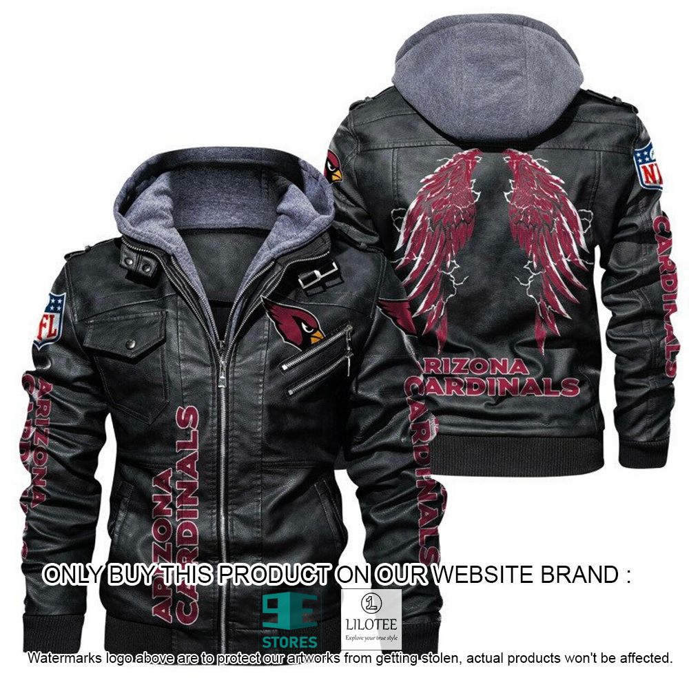 NFL Arizona Cardinals Wings Leather Jacket - LIMITED EDITION 10