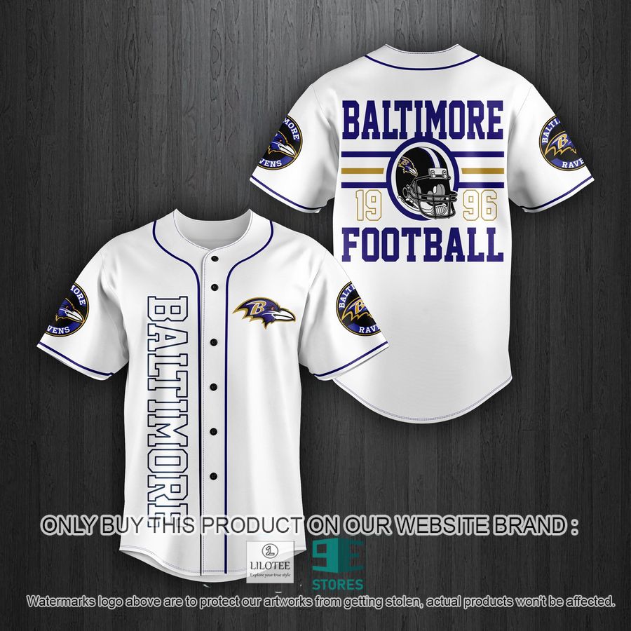 NFL Baltimore Ravens 1996 Football Baseball Jersey 5