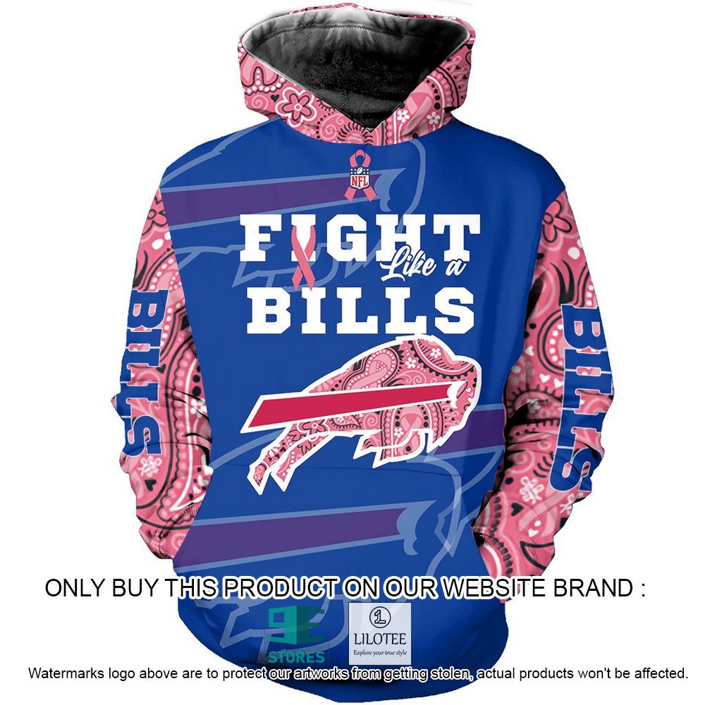 NFL Buffalo Bills Fight Like a Bills Personalized 3D Hoodie, Shirt - LIMITED EDITION 22