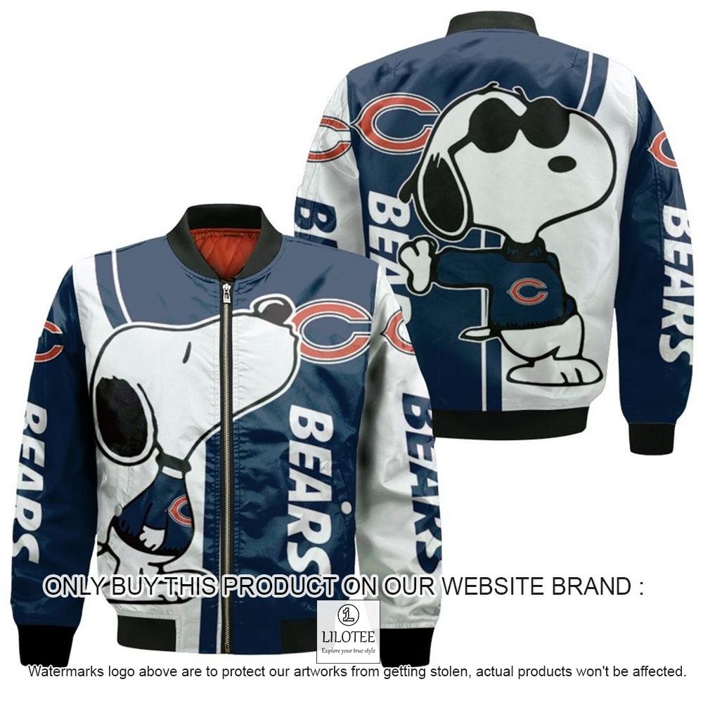 NFL Chicago Bears Snoopy Bomber Jacket - LIMITED EDITION 11