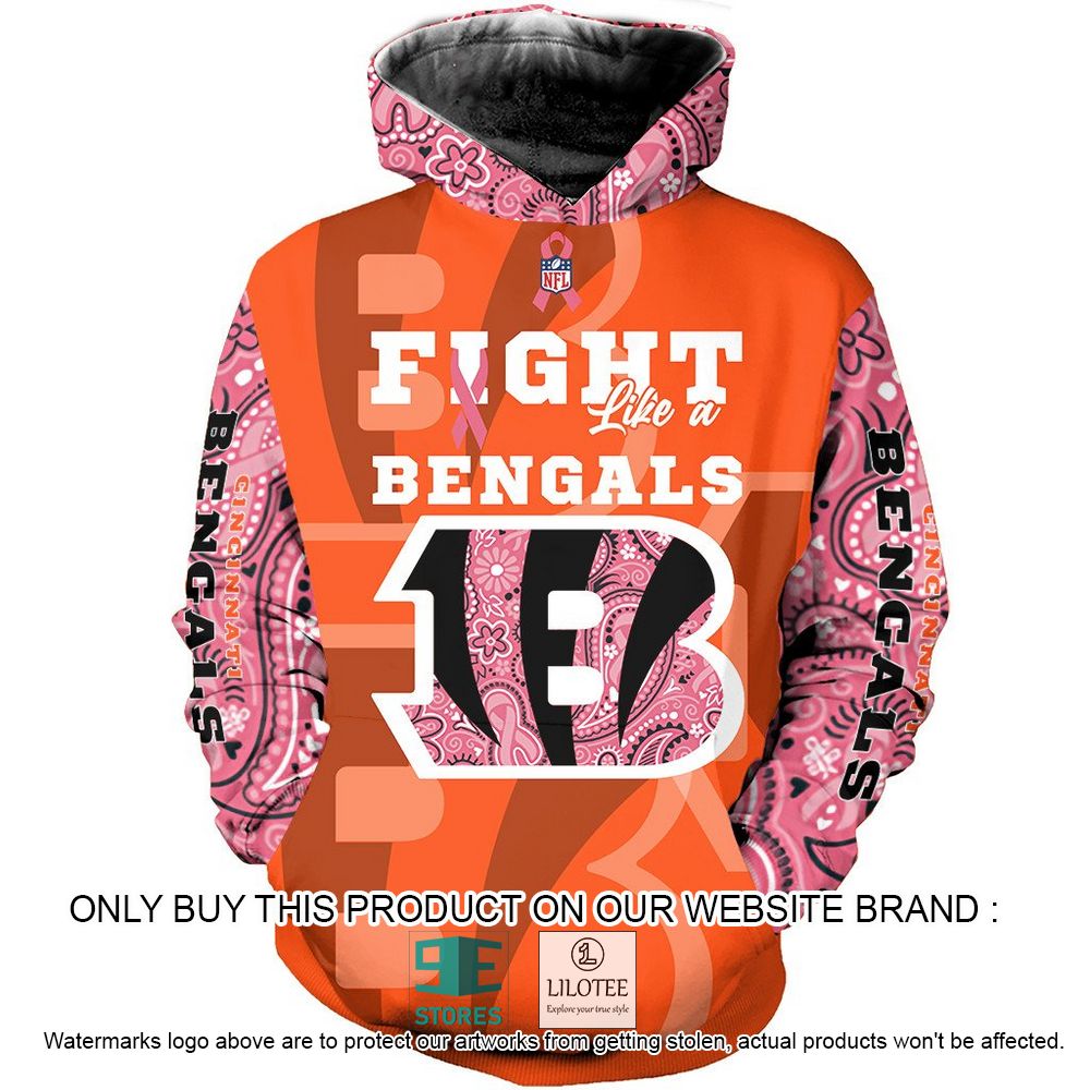 NFL Cincinnati Bengals Fight Like a Bengals Personalized 3D Hoodie, Shirt - LIMITED EDITION 22