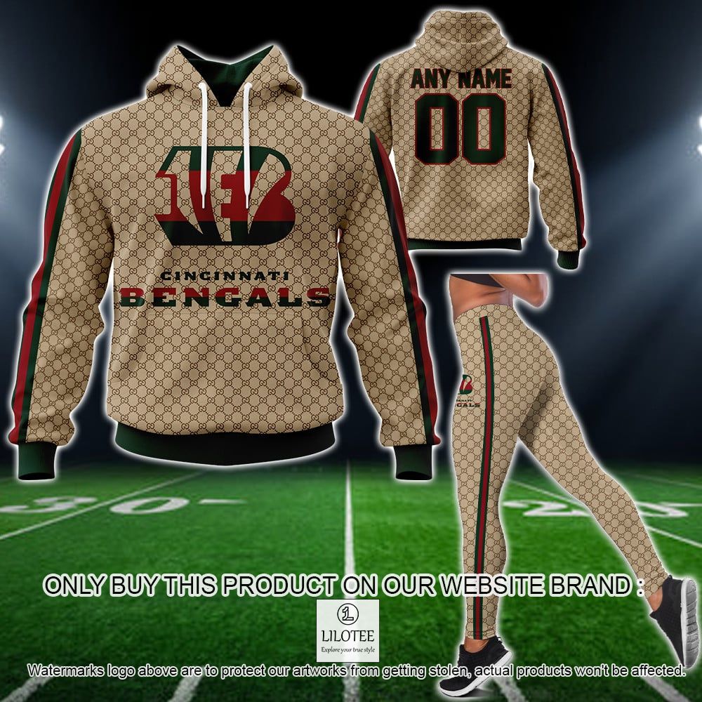 NFL Cincinnati Bengals, Gucci Personalized 3D Hoodie, Legging - LIMITED EDITION 13