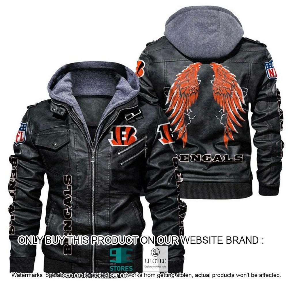 NFL Cincinnati Bengals Wings Leather Jacket - LIMITED EDITION 20