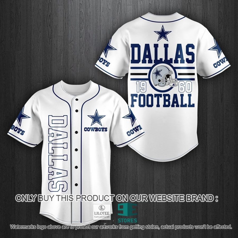 NFL Dallas Cowboys 1960 Football Baseball Jersey 5