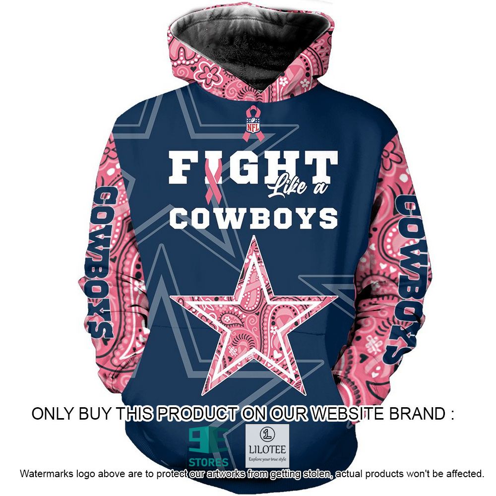 NFL Dallas Cowboys Fight Like a Cowboys Personalized 3D Hoodie, Shirt - LIMITED EDITION 23