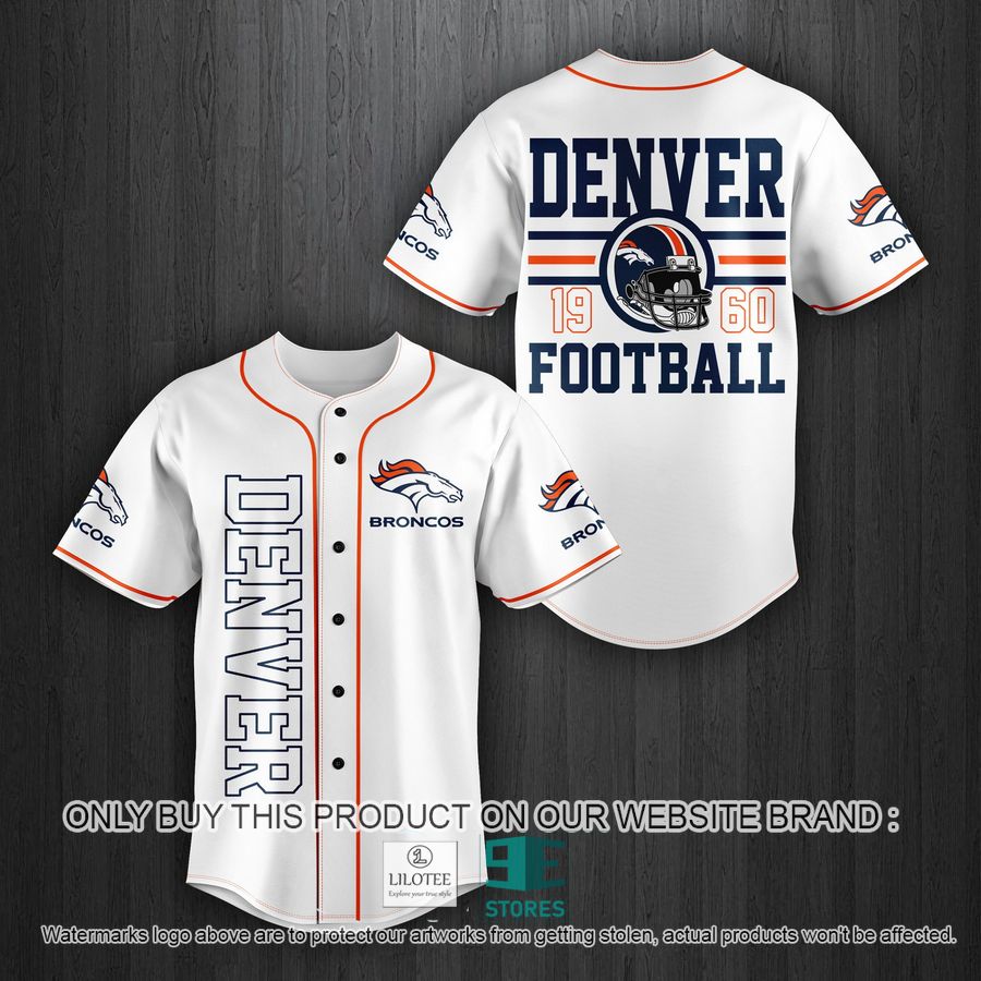 NFL Denver Broncos 19 60 Football Baseball Jersey 6