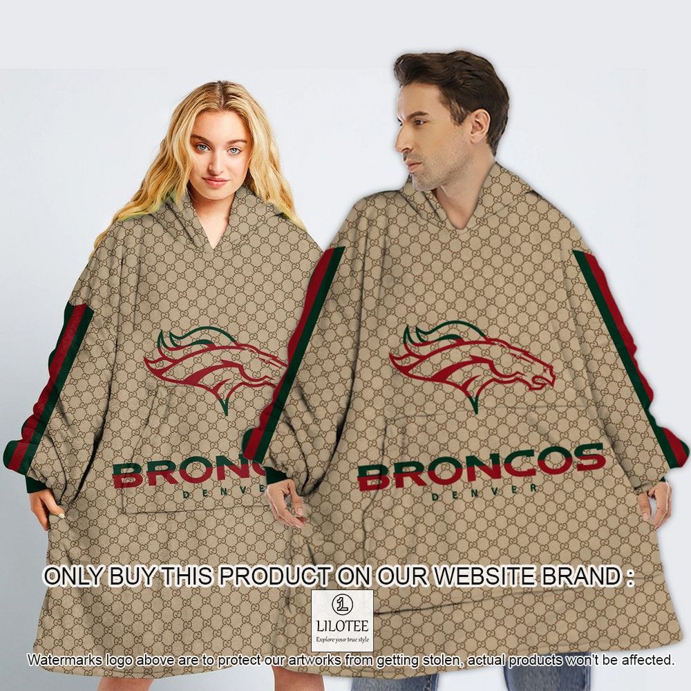 NFL Denver Broncos, Gucci Personalized Oodie Blanket Hoodie - LIMITED EDITION 13