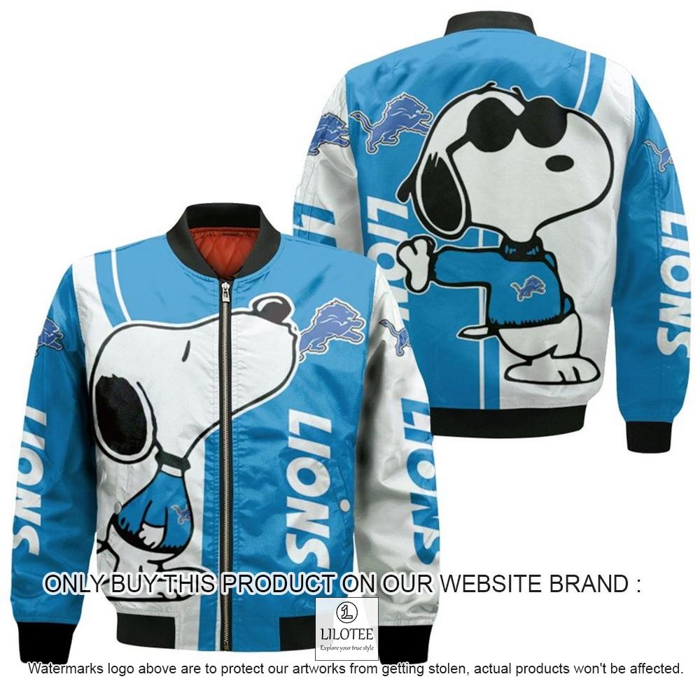 NFL Detroit Lions Snoopy Bomber Jacket - LIMITED EDITION 11