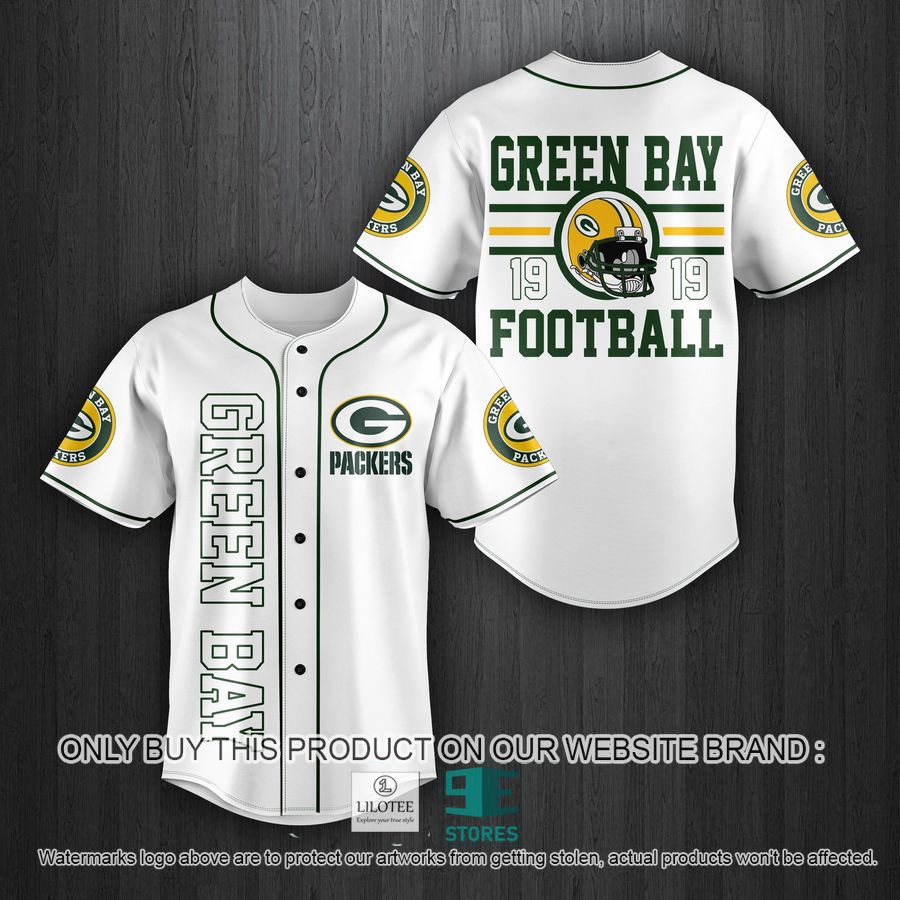NFL Green Bay Packers 1919 Football Baseball Jersey 5