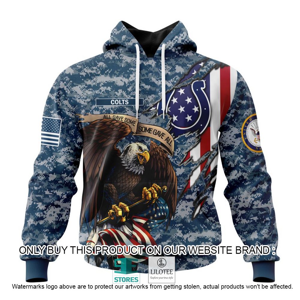 NFL Indianapolis Colts Eagle American Navy Flag Personalized 3D Hoodie, Shirt - LIMITED EDITION 18