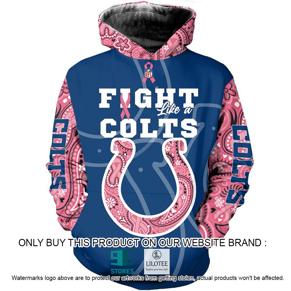 NFL Indianapolis Colts Fight Like a Colts Personalized 3D Hoodie, Shirt - LIMITED EDITION 23