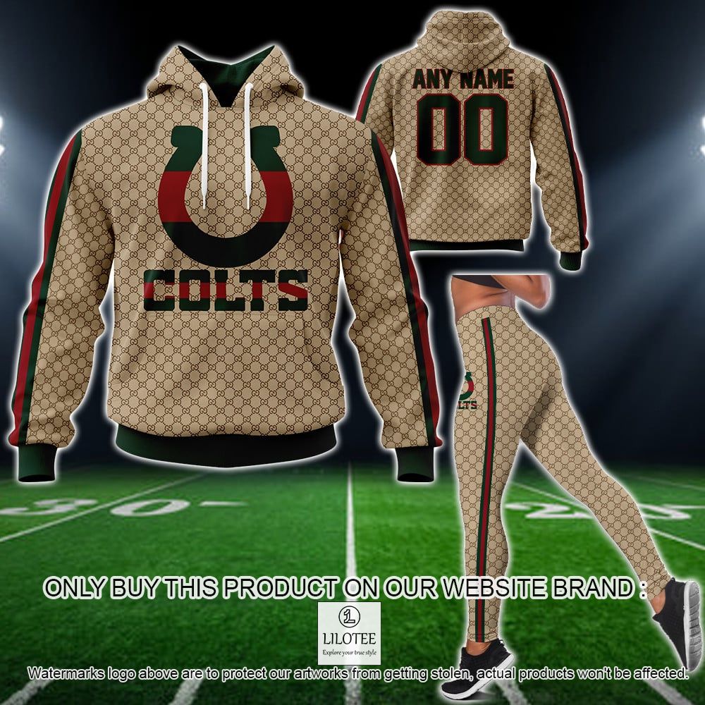 NFL Indianapolis Colts, Gucci Personalized 3D Hoodie, Legging - LIMITED EDITION 13