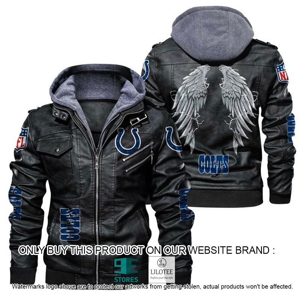 NFL Indianapolis Colts Wings Leather Jacket - LIMITED EDITION 21