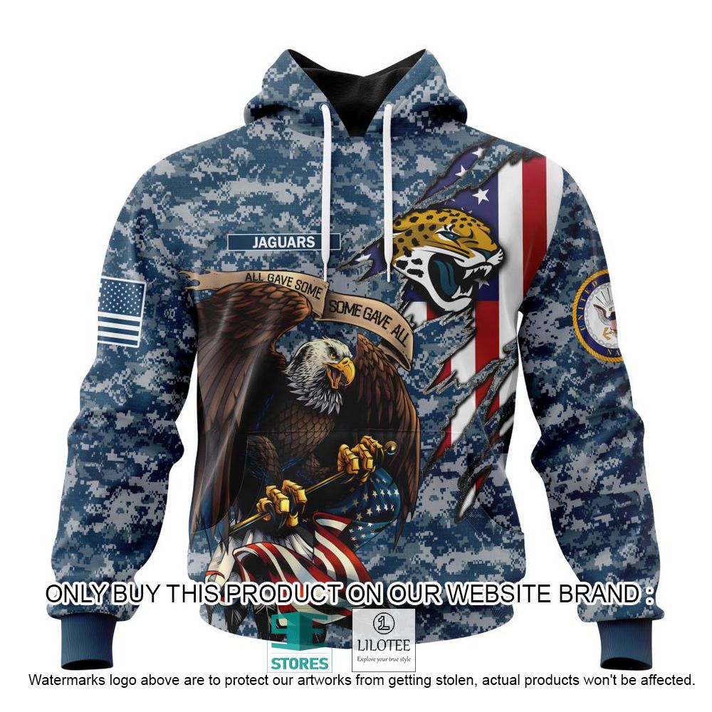 NFL Jacksonville Jaguars Eagle American Navy Flag Personalized 3D Hoodie, Shirt - LIMITED EDITION 18