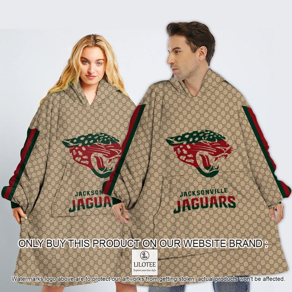 NFL Jacksonville Jaguars, Gucci Personalized Oodie Blanket Hoodie - LIMITED EDITION 12