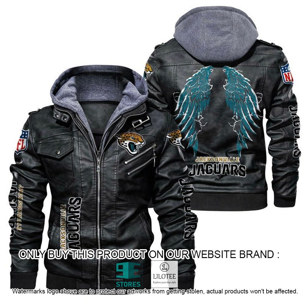 NFL Jacksonville Jaguars Wings Leather Jacket - LIMITED EDITION 21