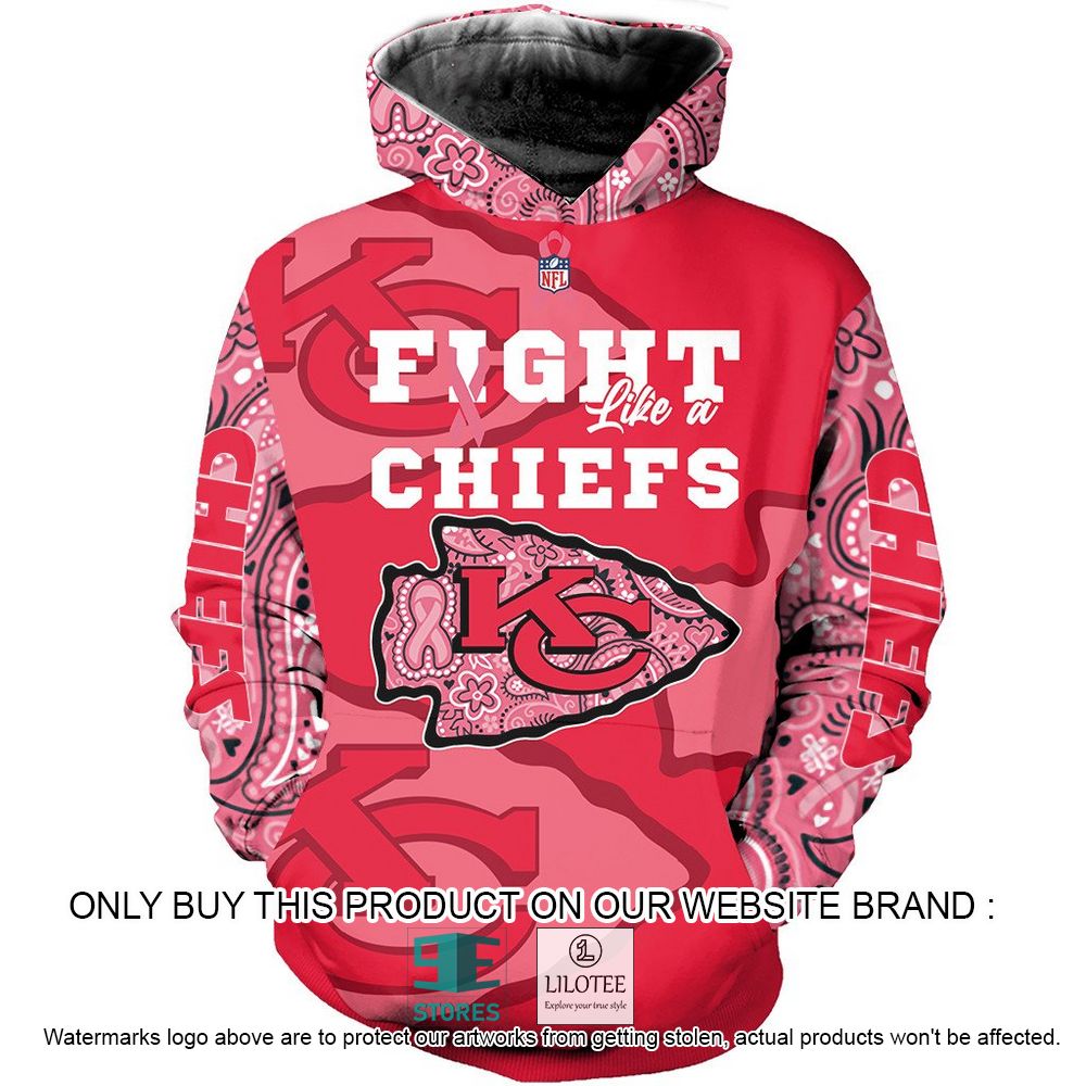 NFL Kansas City Chiefs Fight Like a Chiefs Personalized 3D Hoodie, Shirt - LIMITED EDITION 22