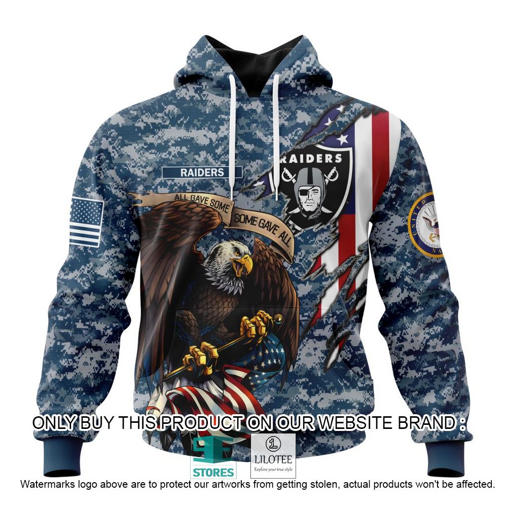 NFL Las Vegas Raiders Eagle American Navy Flag Personalized 3D Hoodie, Shirt - LIMITED EDITION 18