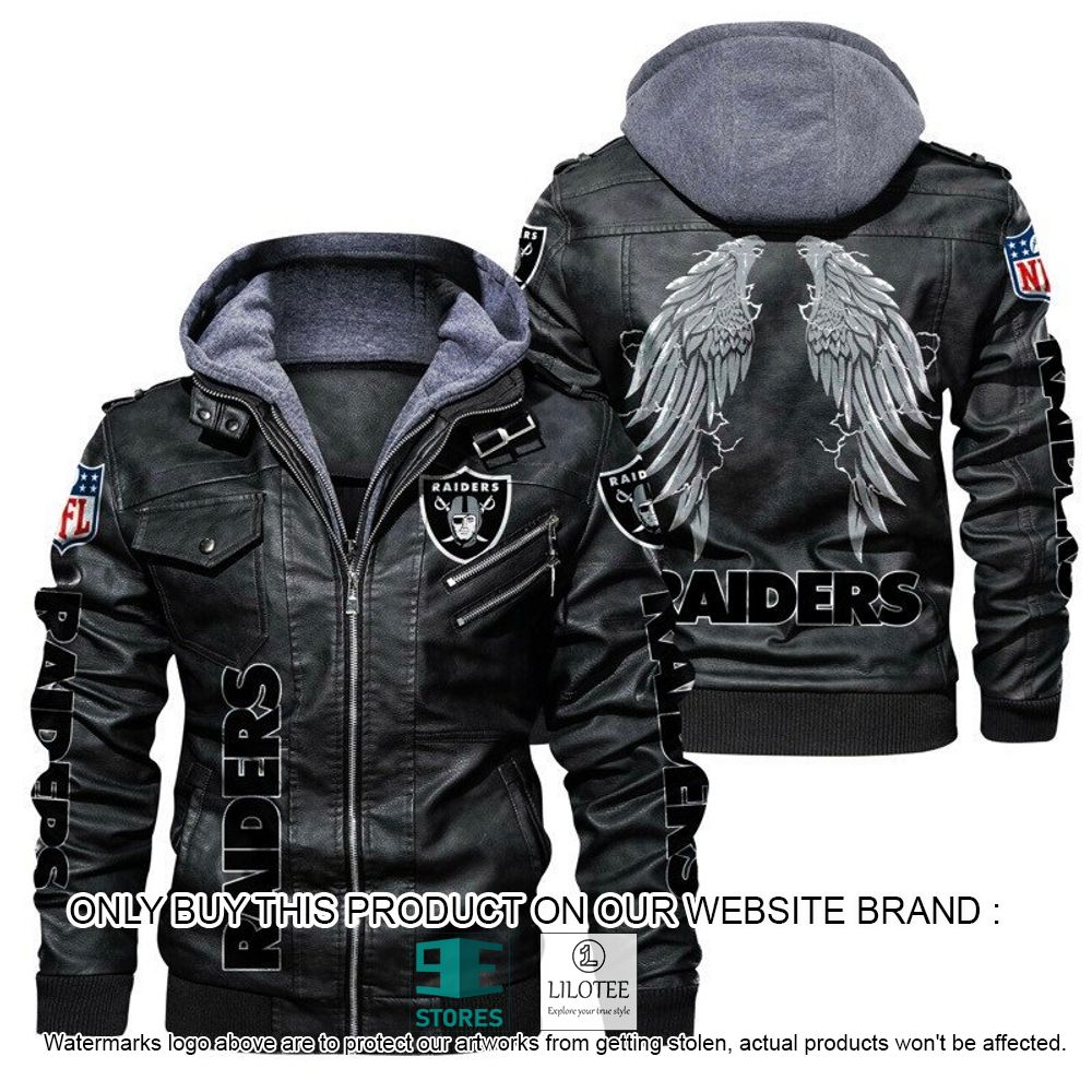 NFL Las Vegas Raiders Wings Leather Jacket - LIMITED EDITION 21
