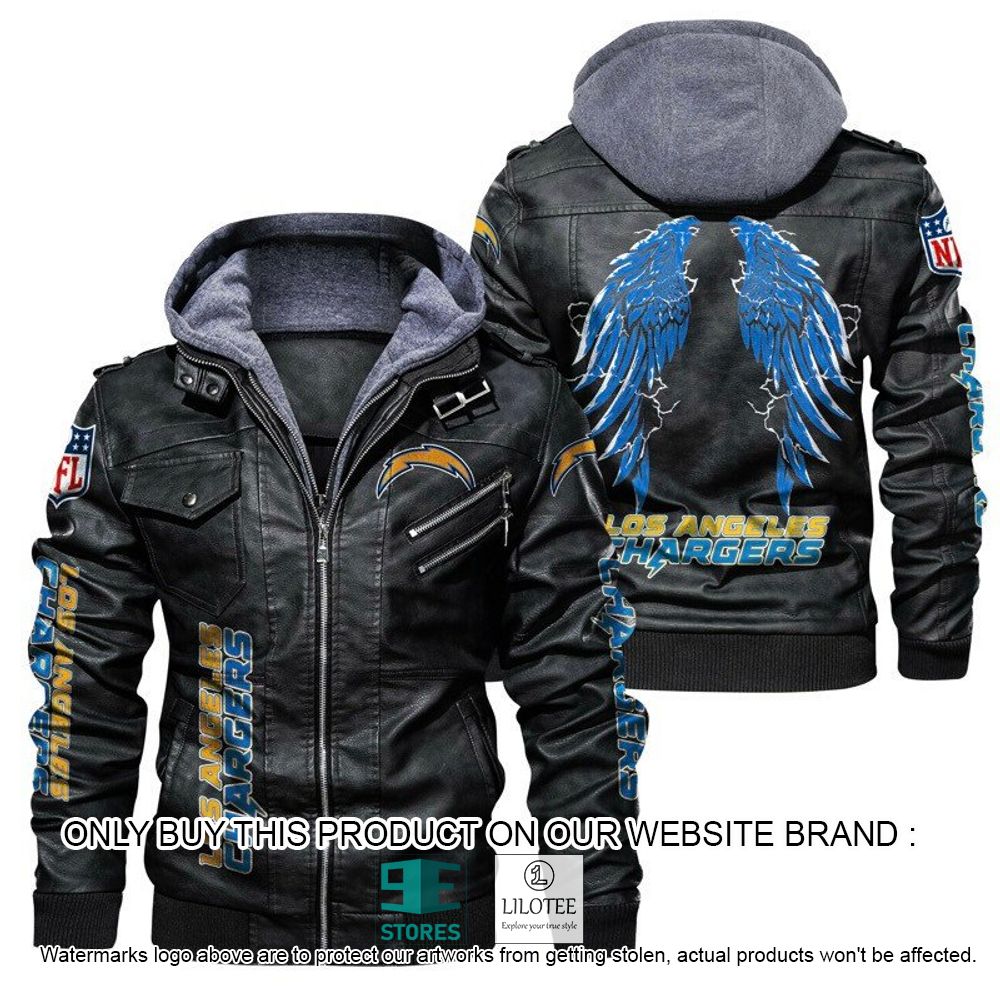 NFL Los Angeles Chargers Wings Leather Jacket - LIMITED EDITION 20