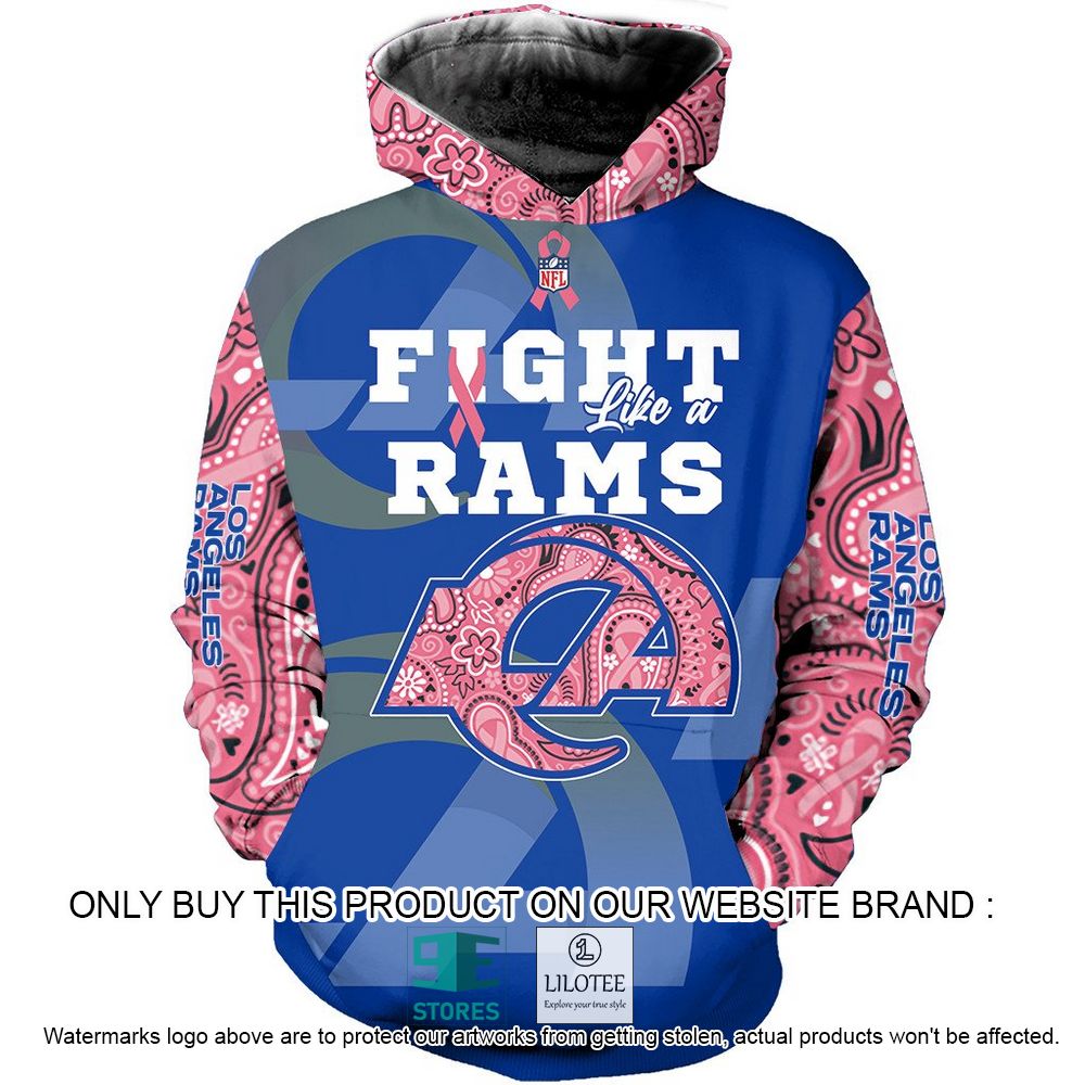NFL Los Angeles Rams Fight Like a Rams Personalized 3D Hoodie, Shirt - LIMITED EDITION 23