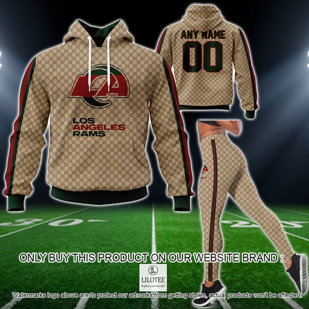 NFL Los Angeles Rams, Gucci Personalized 3D Hoodie, Legging - LIMITED EDITION 12