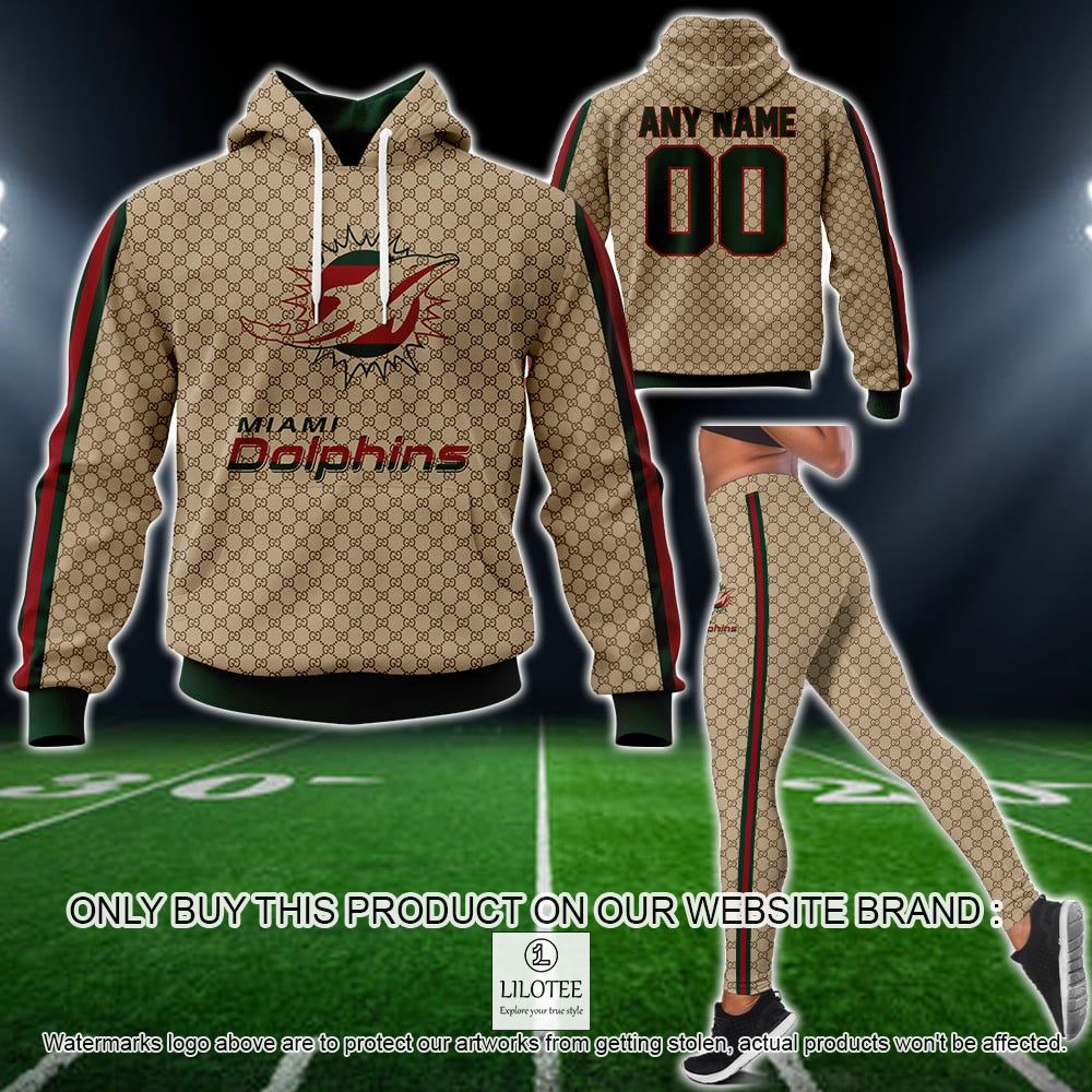 NFL Miami Dolphins, Gucci Personalized 3D Hoodie, Legging - LIMITED EDITION 12