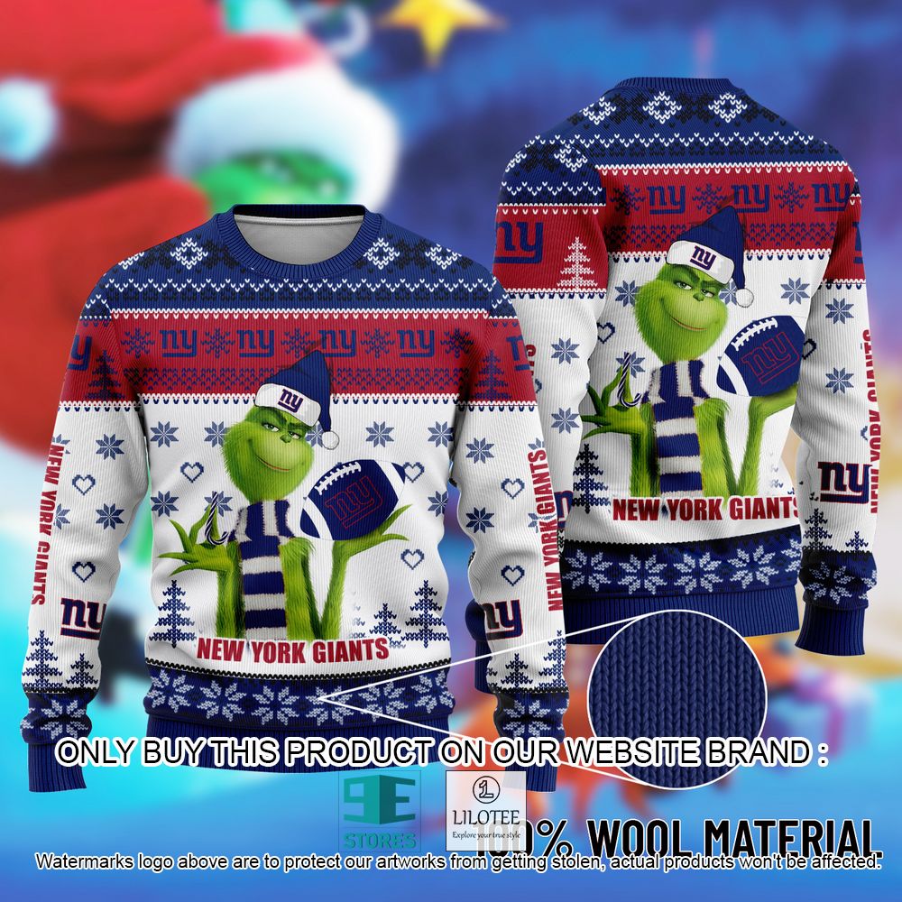 NFL New York Giants The Grinch Christmas Ugly Sweater - LIMITED EDITION 10