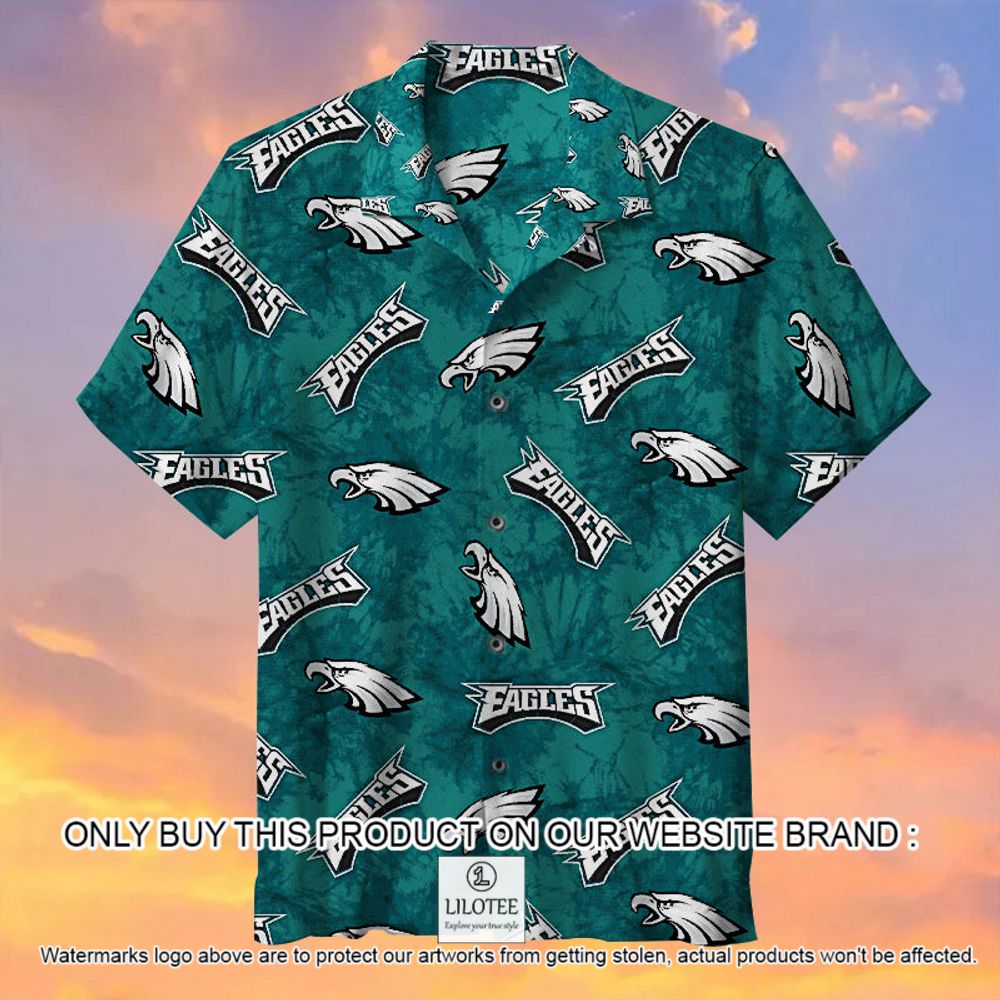 NFL Philadelphia Eagles Team Green Short Sleeve Hawaiian Shirt - LIMITED EDITION 13