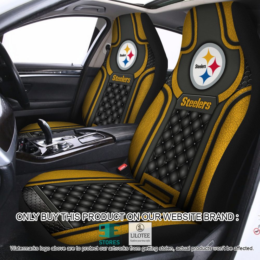 NFL Pittsburgh Steelers Custom Car Seat Cover - LIMITED EDITION 3