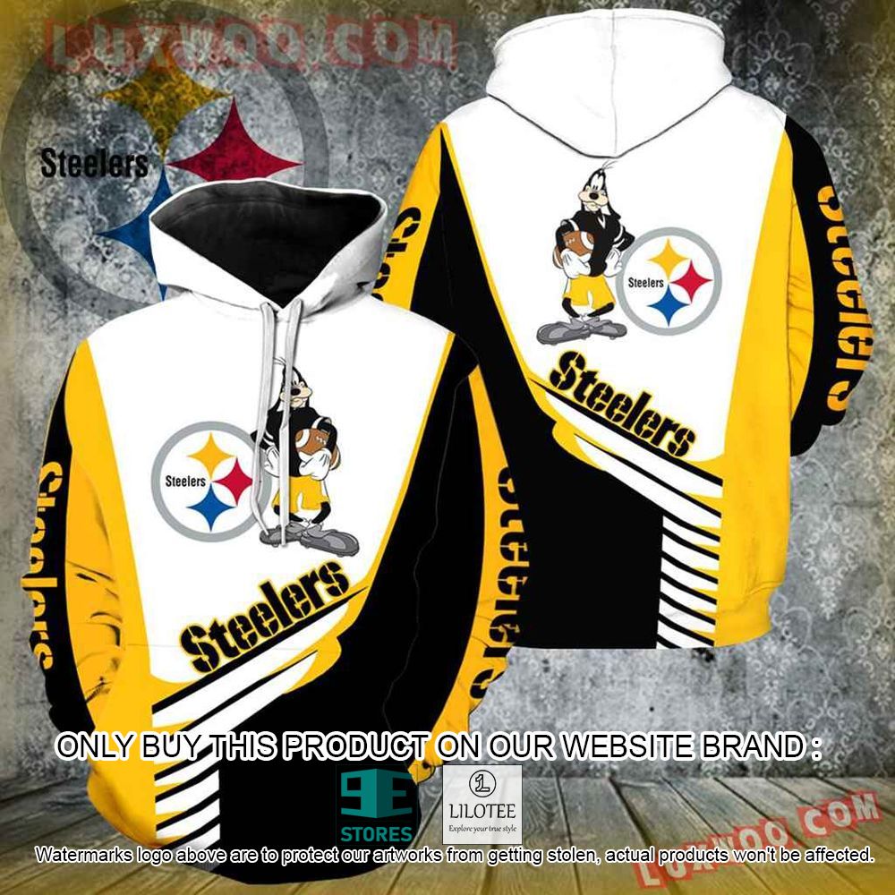 NFL Pittsburgh Steelers Goofy Football 3D Hoodie - LIMITED EDITION 11