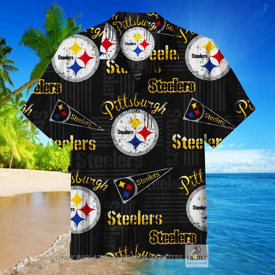 NFL Pittsburgh Steelers logo Hawaiian Shirt - LIMITED EDITION 9