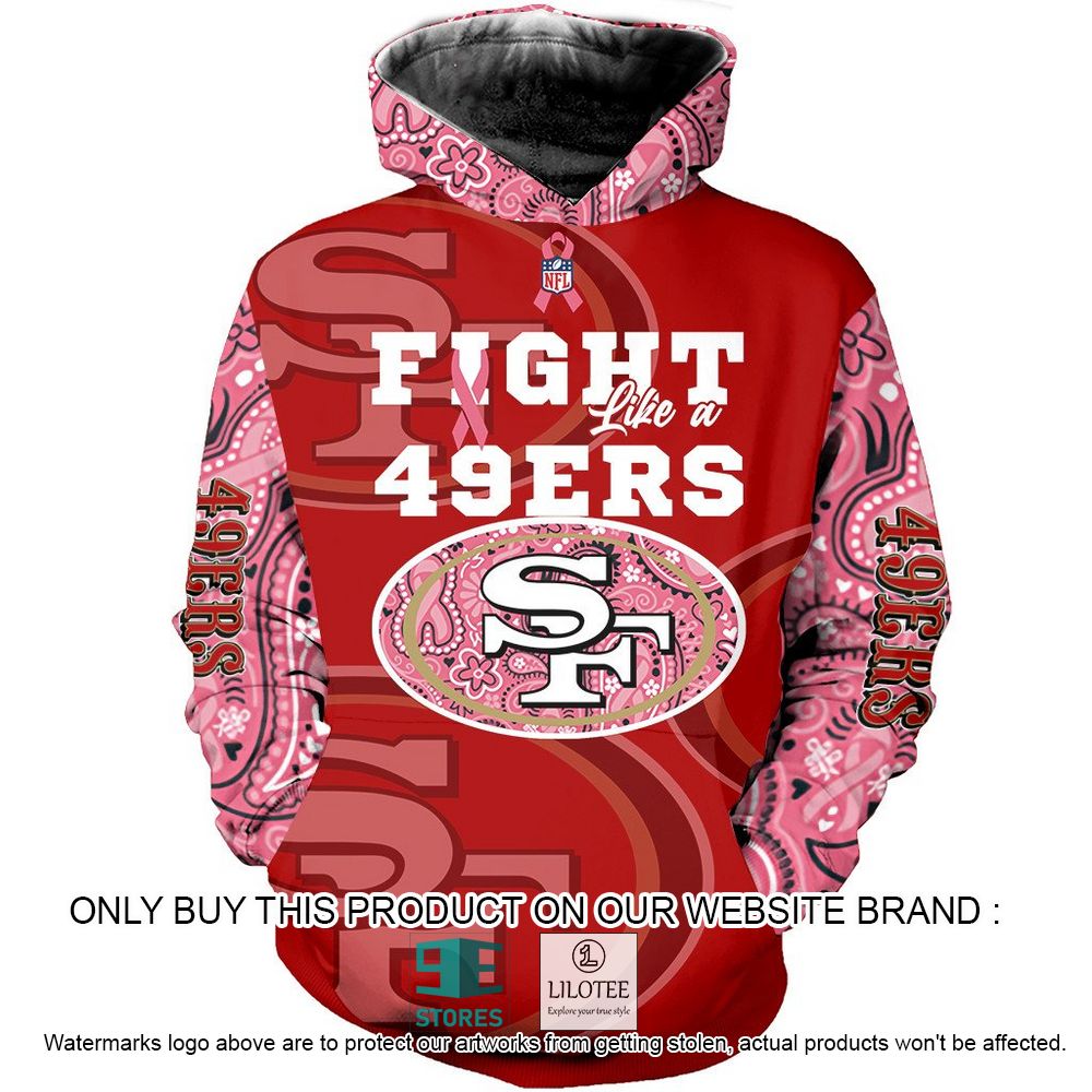 NFL San Francisco 49ers Fight Like a 49ers Personalized 3D Hoodie, Shirt - LIMITED EDITION 23