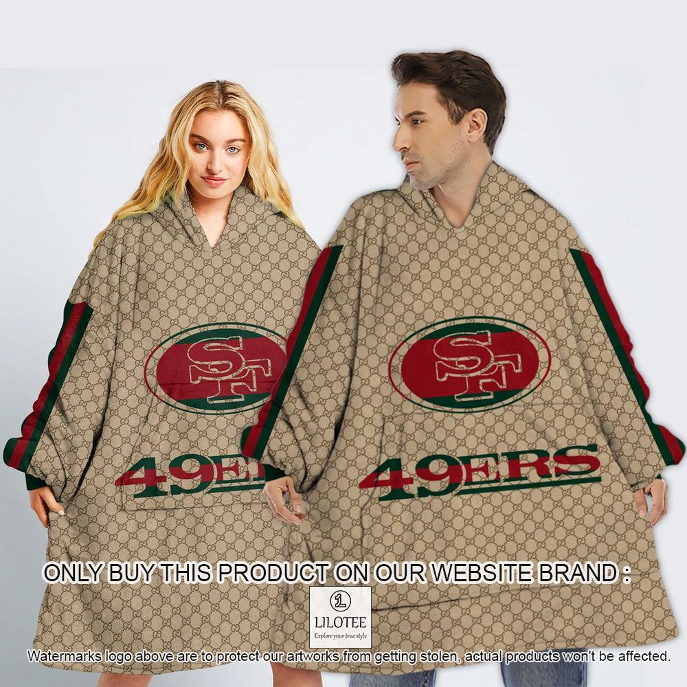 NFL San Francisco 49ers, Gucci Personalized Oodie Blanket Hoodie - LIMITED EDITION 13