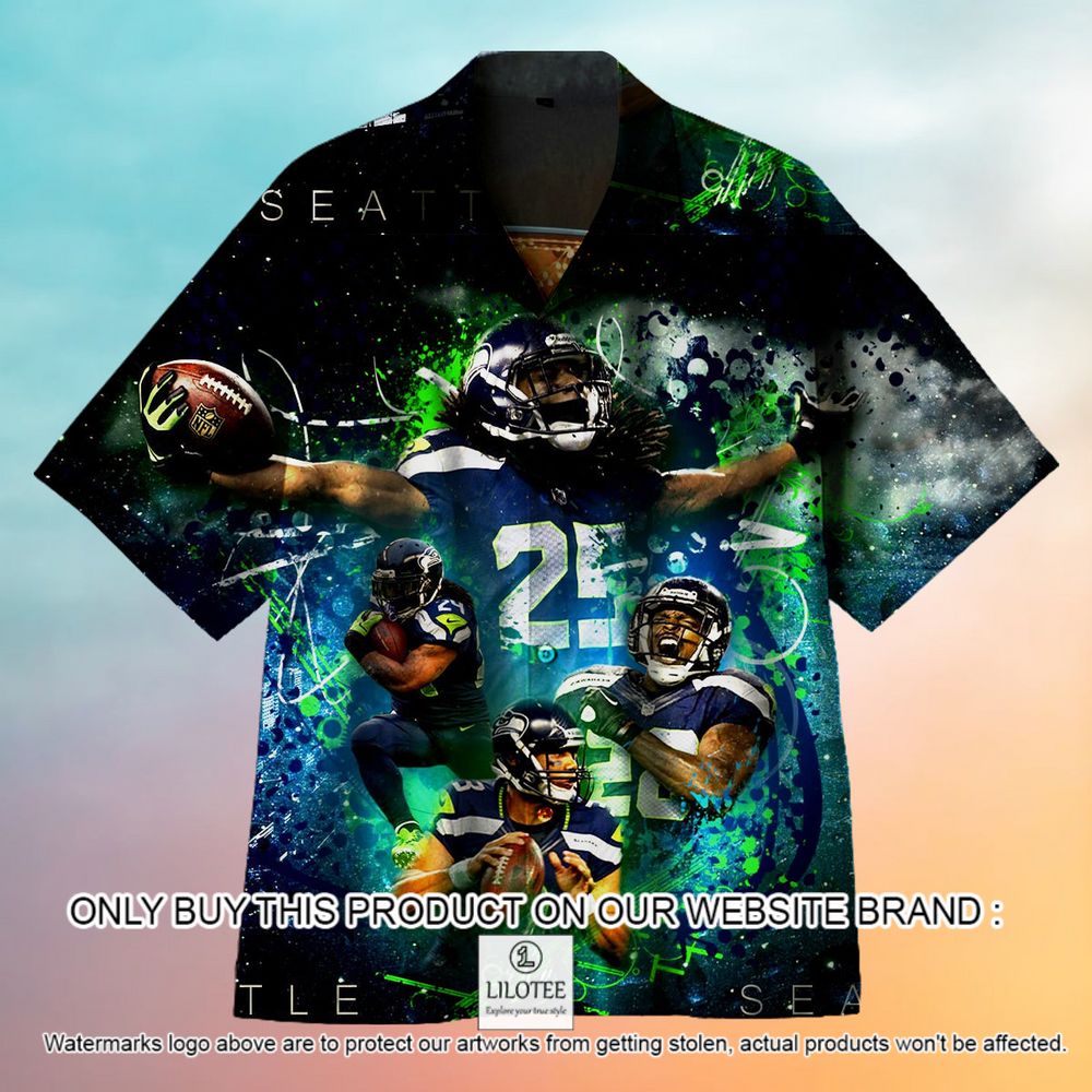 NFL Seattle Seahawks the Win Pattern Short Sleeve Hawaiian Shirt - LIMITED EDITION 10