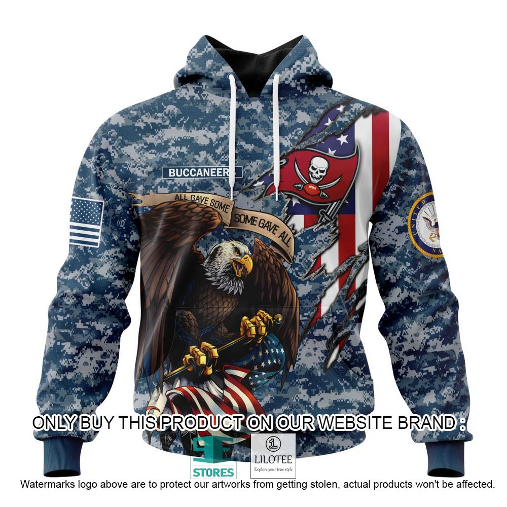 NFL Tampa Bay Buccaneers Eagle American Navy Flag Personalized 3D Hoodie, Shirt - LIMITED EDITION 19