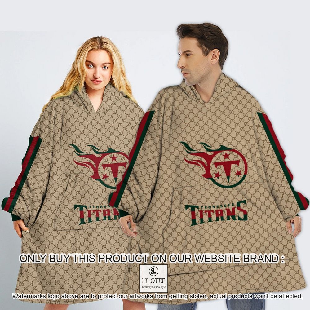 NFL Tennessee Titans, Gucci Personalized Oodie Blanket Hoodie - LIMITED EDITION 12