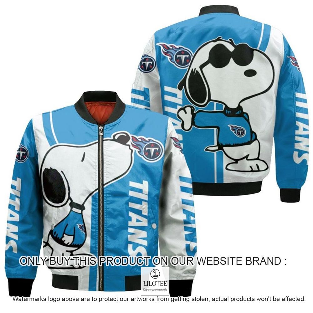 NFL Tennessee Titans Snoopy Bomber Jacket - LIMITED EDITION 11