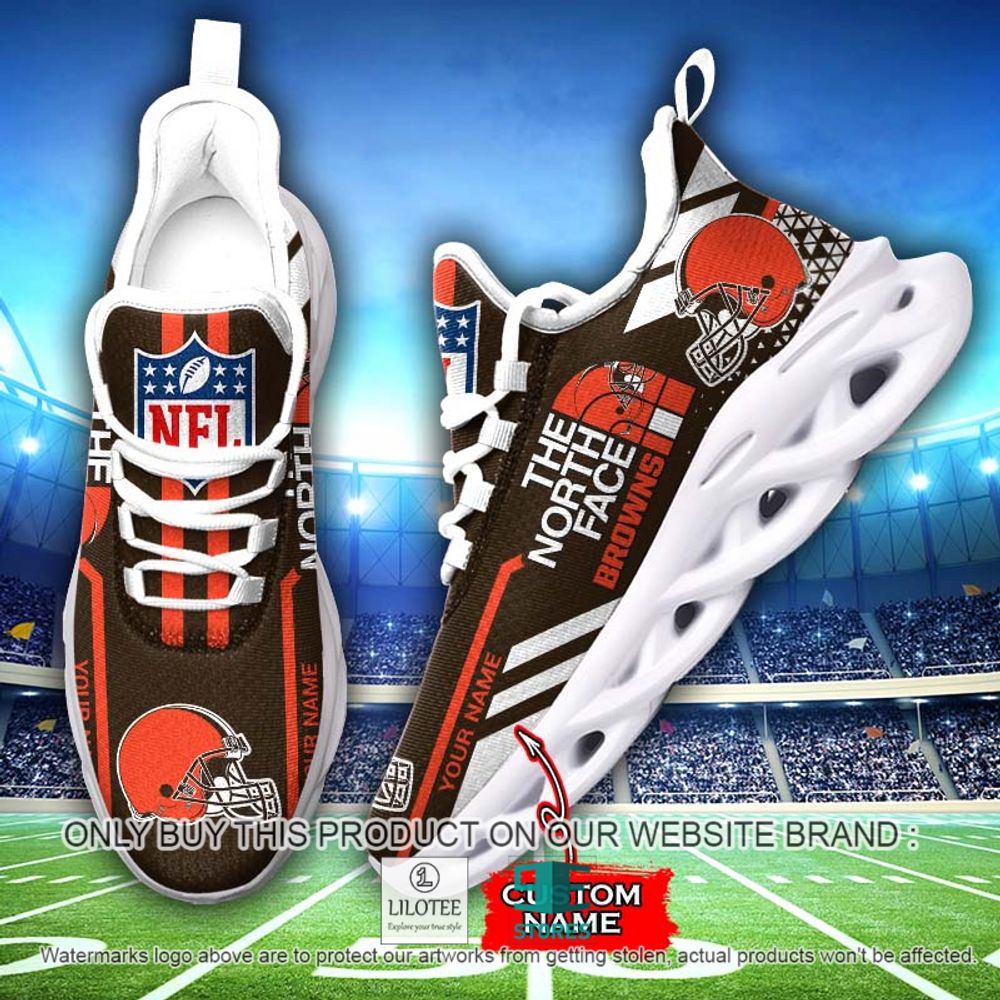 NFL The North Face Cleveland Browns Your Name Clunky Max Soul Shoes - LIMITED EDITION 13