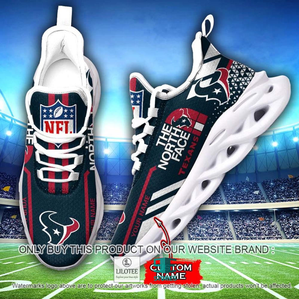 NFL The North Face Houston Texans Your Name Clunky Max Soul Shoes - LIMITED EDITION 13