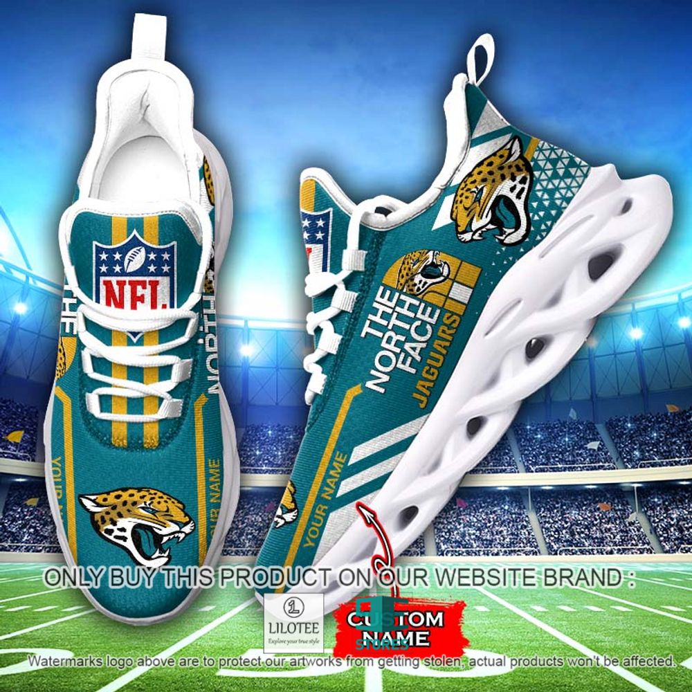 NFL The North Face Jacksonville Jaguars Your Name Clunky Max Soul Shoes - LIMITED EDITION 13