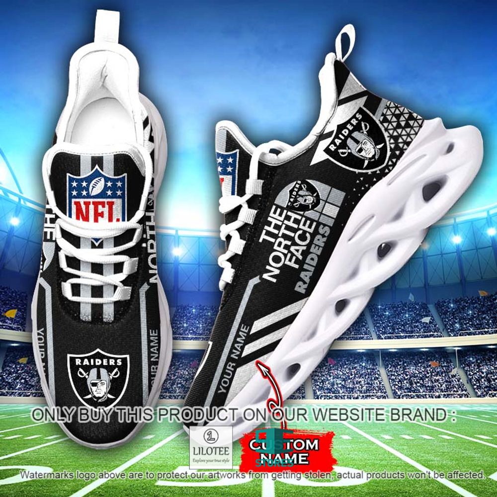 NFL The North Face Las Vegas Raiders Your Name Clunky Max Soul Shoes - LIMITED EDITION 13