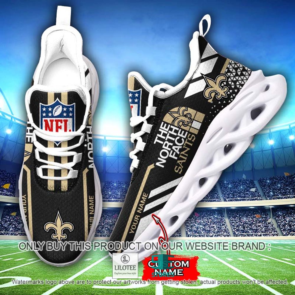 NFL The North Face New Orleans Saints Your Name Clunky Max Soul Shoes - LIMITED EDITION 13