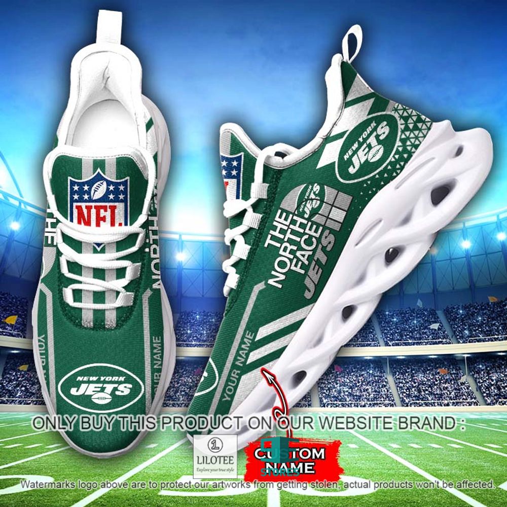 NFL The North Face New York Jets Your Name Clunky Max Soul Shoes - LIMITED EDITION 12